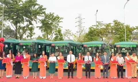 Lễ khai trương 17 tuyến xe buýt thuần điện - EV kết nối tuyến Metro số 1 có trợ giá hoạt động trên địa bàn TP.HCM