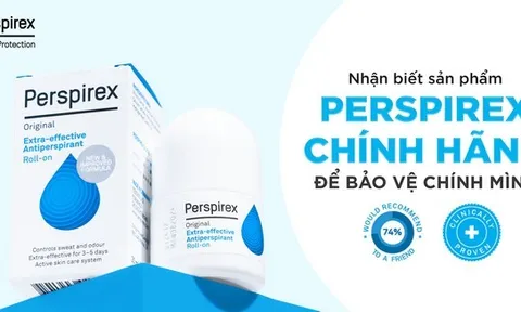 Nhận biết lăn khử mùi Perspirex chính hãng để bảo vệ chính mình