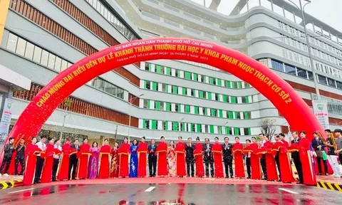 TPHCM khánh thành cơ sở 2 ĐH Y khoa Phạm Ngọc Thạch tại cụm y tế Tân Kiên, xã Tân Nhựt