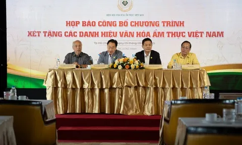 VCCA chính thức khởi động Chương trình Xét tặng các Danh hiệu Văn hoá Ẩm thực Việt Nam