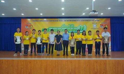 Học sinh Trường THCS Nguyễn Thị Minh Khai (xã Hóc Môn) hào hứng trải nghiệm hướng nghiệp: Khám phá bản thân để chọn đúng nghề tương lai