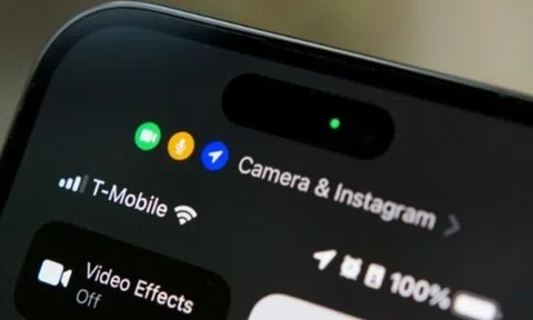 Chấm cam chấm xanh ở góc màn hình iPhone là gì?
