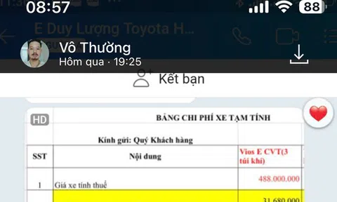 Vụ khách mua xe tố đại lý "lừa" giảm lệ phí trước bạ: Toyota Hà Đông chối bỏ mọi trách nhiệm