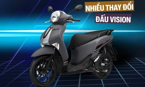 Yamaha Janus 125 thế hệ mới ra mắt Việt Nam: Thay đổi thiết kế, yên chống nóng, lốp không săm, cốp lớn hơn song vẫn thua Honda Vision