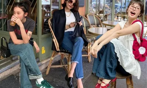 Tại sao giày thể thao trắng bị “xếp xó” khi diện với quần jeans, phụ nữ 30+ sành thời trang thích 4 kiểu này hơn