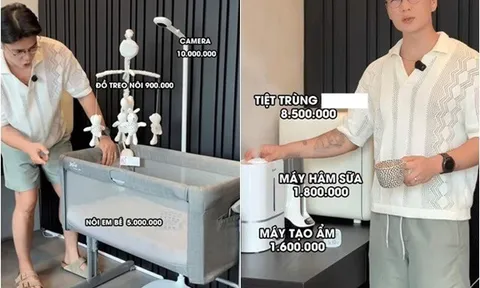 Vợ chồng Ngô Thanh Vân chi 100 triệu mua đồ sơ sinh bày kín nhà, hội mẹ bỉm nhìn liền trêu "thể nào cũng vứt xó"