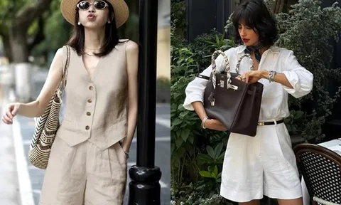 Tại sao phụ nữ 30+ có gu không thích mặc áo phông với quần short denim, họ thích kiểu này thanh lịch hơn lại “toát mùi...