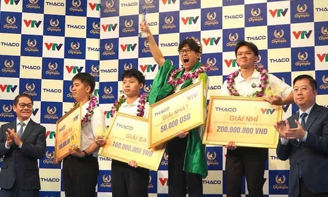 Trần Bùi Bảo Khánh là quán quân Đường lên đỉnh Olympia 2025