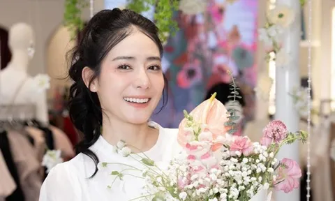 Diễn viên Kim Nhã gây bất ngờ với hình ảnh "xuống tóc", mặc áo nâu sòng