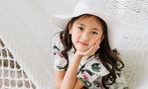 "Tiểu mỹ nhân" nhà Hoa hậu Hà Kiều Anh ở tuổi lên 10
