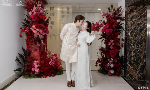 Lễ vu quy của cặp đôi giờ vàng phim Việt Đình Tú - Ngọc Huyền