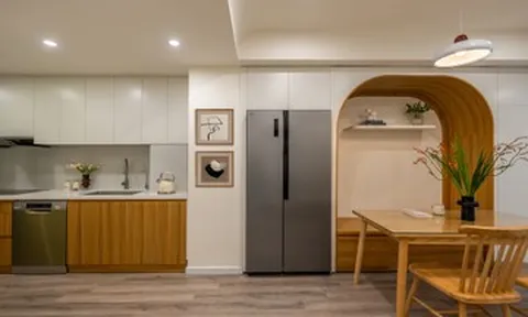 Gia đình Hà Nội chi 500 triệu đồng cải tạo căn hộ 70m2 thành 4 phòng ngủ