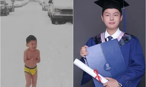 Con sinh non nghi bại não, 4 tuổi bố bắt cởi trần chạy dưới tuyết, đứa trẻ nói 1 câu khiến bố nghẹn ngào