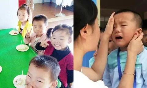 Con đi nhà trẻ về khóc nói một mình không được ăn bánh, mẹ đi kiện rồi xấu hổ khi nghe giải thích