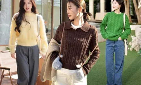 5 combo áo len với quần đẹp bất bại, cả người như được bật filter vừa trẻ xinh vừa cao ráo