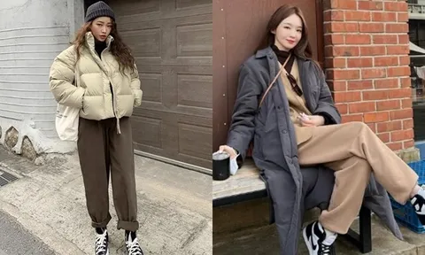 Tại sao giày thể thao bị "xếp xó" khi phối với áo phao? Phong cách thời thượng năm nay là diện với 3 kiểu áo này