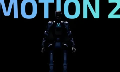 Clip 10 giây hé lộ robot hình người thế hệ thứ 2 của VinMotion