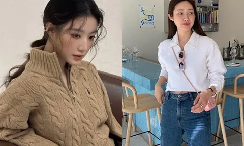Kiểu áo "giàu ngầm" thay thế áo nỉ giúp chị em mặc đơn giản mà vẫn sang, 30+ hay U60 đều đẹp