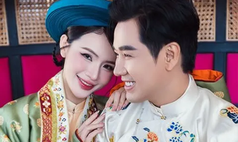 Cách nhau 14 tuổi, MC Nguyên Khang và hoa hậu Ngọc Quỳnh đẹp đôi