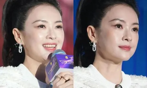 Chương Tử Di gây sốc với gương mặt sưng phù, khác lạ ở tuổi 47