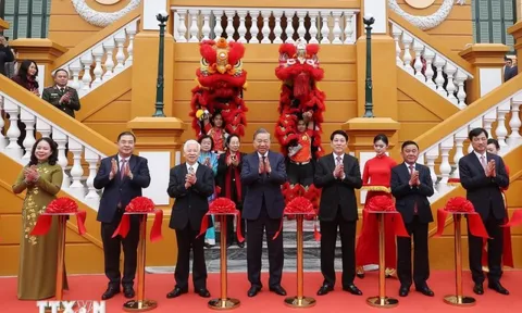 Tổng Bí thư Tô Lâm dự khánh thành công trình Trụ sở làm việc Cơ quan Chủ tịch nước