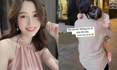 Xinh đẹp, giỏi giang, Hoa hậu Đặng Thu Thảo cũng phải chịu đi phía sau, hờn dỗi khi chồng doanh nhân bị con gái "cướp"