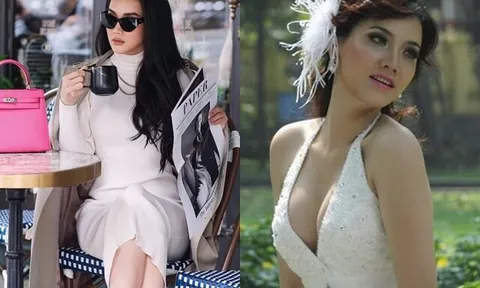 Á hậu mệnh danh đệ nhất mỹ nhân gợi cảm của Vbiz, được mẹ chồng tương lai thích vì "ăn ngon", nay sống sung sướng