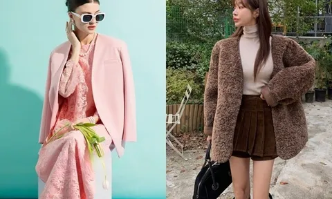 5 kiểu áo khoác phối với áo dài hay váy đầm đều đẹp, chị em đi du xuân vừa ấm áp vừa sành điệu