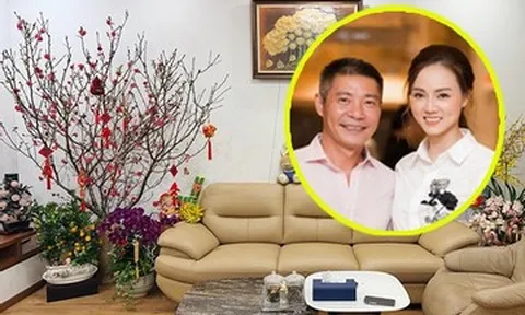 Căn hộ lộng lẫy của diễn viên Kiều Anh, NSND Công Lý ngày Tết