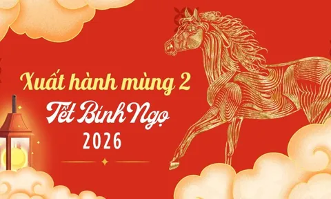 Hướng tốt, giờ đẹp xuất hành ngày mùng 2 Tết Bính Ngọ 2026