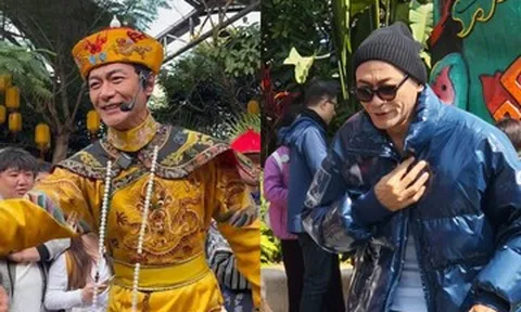 'Đường Tăng' Giang Hoa gầy gò, biểu diễn kiếm tiền ở trung tâm thương mại