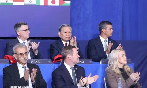 Tổng thống Donald Trump đánh giá cao việc Tổng Bí thư Tô Lâm tham dự Hội nghị Hoà bình về Dải Gaza