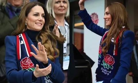 Bộ cánh "phá quy tắc" hoàng gia của vương phi Kate Middleton