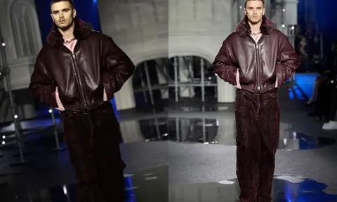 Romeo Beckham sải bước trên sàn diễn, trở thành điểm nhấn của London Fashion Week 2026