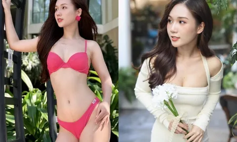 Cô y tá xinh đẹp "cả nước biết mặt" diện bikini nhỏ xíu, sau sinh nở toàn "hở bạo" khoe đường cong đẹp hút hồn