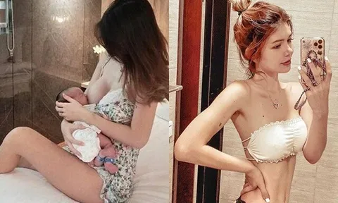 Hot girl 4 năm liền cởi áo lộ "bầu ngực silicon" đẫy đà bên con, phản ứng của đứa trẻ năm thứ 5 khiến mẹ đỏ mặt