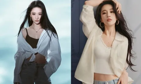 Lưu Diệc Phi khoe eo săn chắc, phối đồ đơn giản mà cuốn hút