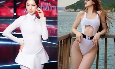 Bùi Quỳnh Hoa khoe vòng eo cuốn hút trong bộ đồ bơi cut-out táo bạo
