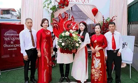 Đám cưới vắng cô dâu, chú rể ở Quảng Ninh, hai họ tự 'trao dâu, nhận rể'