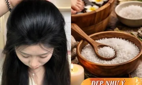 Ở tuổi 40+, chuyên gia làm đẹp thêm thứ này vào nước gội đầu, tóc mọc dày lại chỉ sau 4 tháng, đầu sạch bong