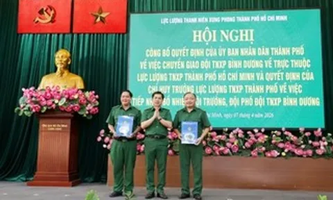 Công bố quyết định của UBND TPHCM về Lực lượng Thanh niên xung phong