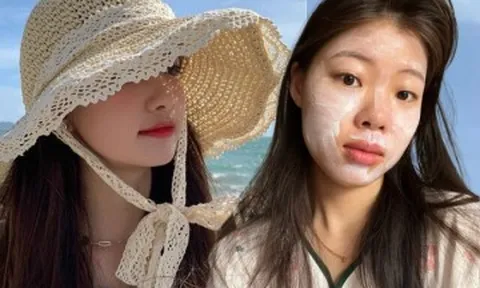 Thoa kem chống nắng, chị em áp dụng công thức "2 trước - 3 sau" vừa chặn tia UV vừa giữ collagen