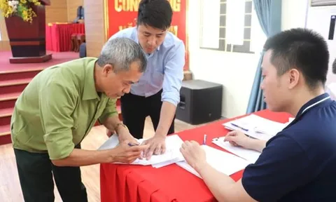 Xã Ứng Hòa tổ chức bốc thăm đất tái định cư cho 18 hộ dân