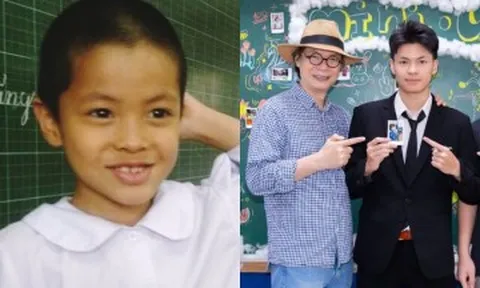 Bé trai răng thưa “Bố ơi mình đi đâu thế” từng chiếm sóng VTV, giờ dậy thì đẹp như tài tử nhận không ra
