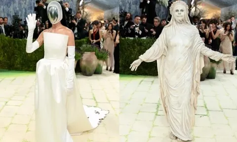 Katy Perry hóa phi hành gia, Heidi Klum biến thành tượng điêu khắc tại Met Gala 2026