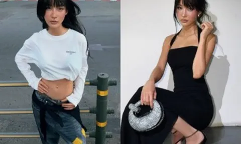 Mỹ nhân Việt vừa gia nhập hội da nâu sở hữu nhan sắc như búp bê, chăm diện đồ khoe "điểm vàng" đẹp mê ly