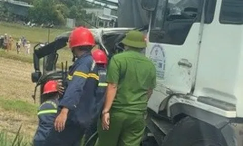 Hiện trường vụ tai nạn giao thông liên hoàn ở Tây Ninh khiến tài xế chết thảm