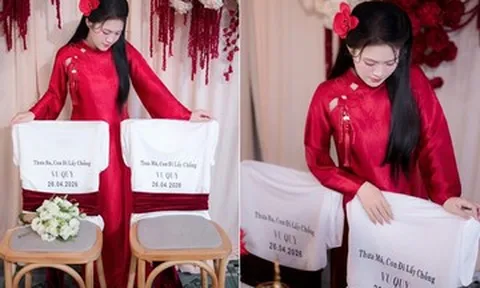 Cô dâu Đồng Nai bên 2 chiếc ghế trống trong ngày cưới gây xúc động