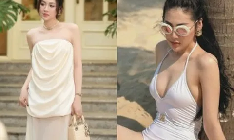 Á hậu Việt Nam sinh 2 con được khen "đẻ khéo", 8 năm kết hôn chồng "cưng như trứng", ở biệt thự 250 tỷ