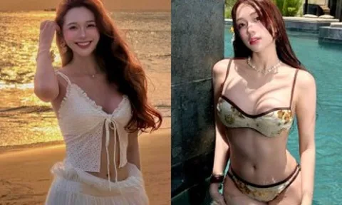 Mỹ nhân có nhan sắc như "thần tiên tỷ tỷ" diện bikini khoe chân dài thẳng tắp, nụ cười tỏa nắng hút nghìn like